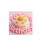 3d 高クオリティー 誕生日ケーキ（個別スタンプ：37）