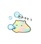 めんだこ(パステルレインボー)（個別スタンプ：8）
