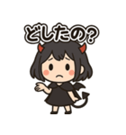 ちいさな悪魔ちゃんの日常スタンプ（個別スタンプ：10）