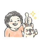 フレブル溺愛おばさん［クリームver.］（個別スタンプ：6）