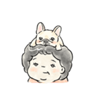 フレブル溺愛おばさん［クリームver.］（個別スタンプ：14）