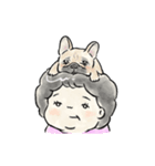 フレブル溺愛おばさん［フォーンver.］（個別スタンプ：14）