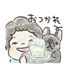 フレブル溺愛おばさん［ブリンドルver.］（個別スタンプ：9）