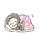フレブル溺愛おばさん［ブリンドルver.］（個別スタンプ：15）