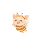 ぶたちゃんのふんわりスタンプ（個別スタンプ：2）