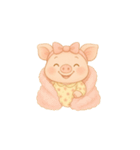 ぶたちゃんのふんわりスタンプ（個別スタンプ：5）