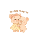 ぶたちゃんのふんわりスタンプ（個別スタンプ：6）