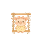 ぶたちゃんのふんわりスタンプ（個別スタンプ：7）