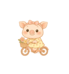 ぶたちゃんのふんわりスタンプ（個別スタンプ：8）