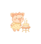 ぶたちゃんのふんわりスタンプ（個別スタンプ：14）