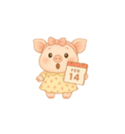 ぶたちゃんのふんわりスタンプ（個別スタンプ：17）