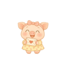 ぶたちゃんのふんわりスタンプ（個別スタンプ：19）