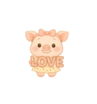 ぶたちゃんのふんわりスタンプ（個別スタンプ：25）