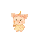 ぶたちゃんのふんわりスタンプ（個別スタンプ：27）