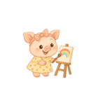 ぶたちゃんのふんわりスタンプ（個別スタンプ：32）