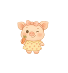 ぶたちゃんのふんわりスタンプ（個別スタンプ：33）