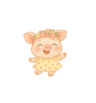 ぶたちゃんのふんわりスタンプ（個別スタンプ：35）
