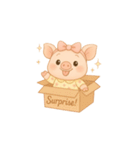 ぶたちゃんのふんわりスタンプ（個別スタンプ：36）