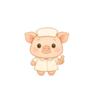 ぶたちゃんのふんわりスタンプ（個別スタンプ：40）