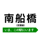 京葉線 いまどこスタンプ（個別スタンプ：11）