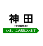 中央線快速 いまどこスタンプ（個別スタンプ：2）
