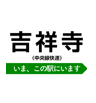 中央線快速 いまどこスタンプ（個別スタンプ：11）