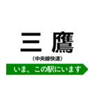 中央線快速 いまどこスタンプ（個別スタンプ：12）