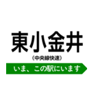 中央線快速 いまどこスタンプ（個別スタンプ：14）