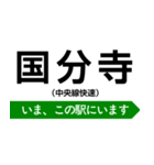 中央線快速 いまどこスタンプ（個別スタンプ：16）