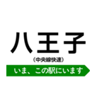 中央線快速 いまどこスタンプ（個別スタンプ：22）