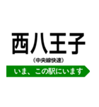 中央線快速 いまどこスタンプ（個別スタンプ：23）