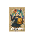 食べ物とバーチャル戦士（個別スタンプ：5）