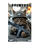 進撃の猫軍団 感情を伝えるスタンプ（個別スタンプ：19）