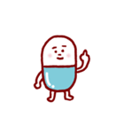 薬と錠剤のキャラスタンプ（個別スタンプ：1）
