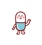 薬と錠剤のキャラスタンプ（個別スタンプ：2）