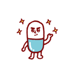 薬と錠剤のキャラスタンプ（個別スタンプ：3）
