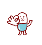 薬と錠剤のキャラスタンプ（個別スタンプ：6）