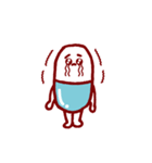 薬と錠剤のキャラスタンプ（個別スタンプ：10）