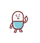 薬と錠剤のキャラスタンプ（個別スタンプ：17）