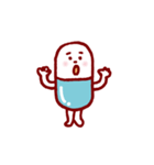 薬と錠剤のキャラスタンプ（個別スタンプ：18）