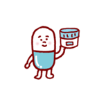 薬と錠剤のキャラスタンプ（個別スタンプ：22）