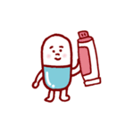 薬と錠剤のキャラスタンプ（個別スタンプ：23）