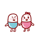 薬と錠剤のキャラスタンプ（個別スタンプ：25）