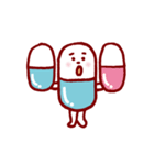 薬と錠剤のキャラスタンプ（個別スタンプ：26）