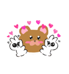 くまのリアクション（個別スタンプ：10）