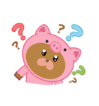 くまのリアクション（個別スタンプ：17）