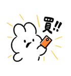 社畜うさぎ、ついに推しとご対面(オレンジ)（個別スタンプ：15）