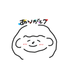 シンプルなガール（個別スタンプ：7）