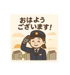 鉄道スタンプ（AI使用）（個別スタンプ：5）