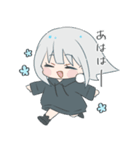 パーカーの女の子(銀髪)16（個別スタンプ：20）